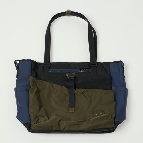 Master-Piece Scramble Tote Bag - Navy