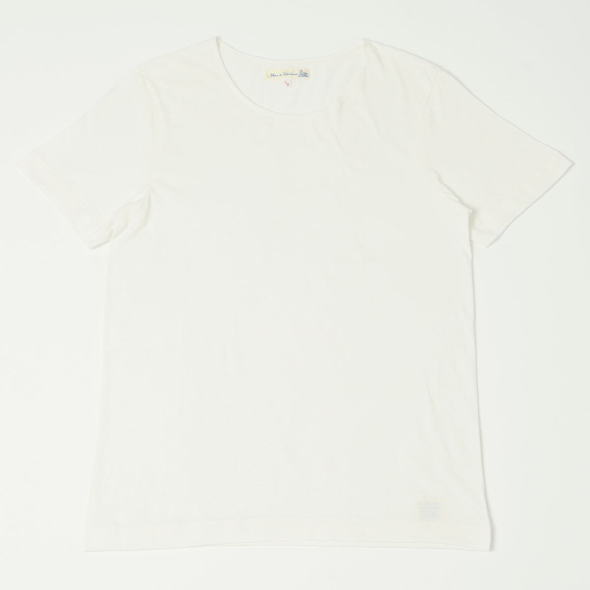 Merz b. Schwanen 'The Originals' 114 Lightweight 1920s T-Shirt - White