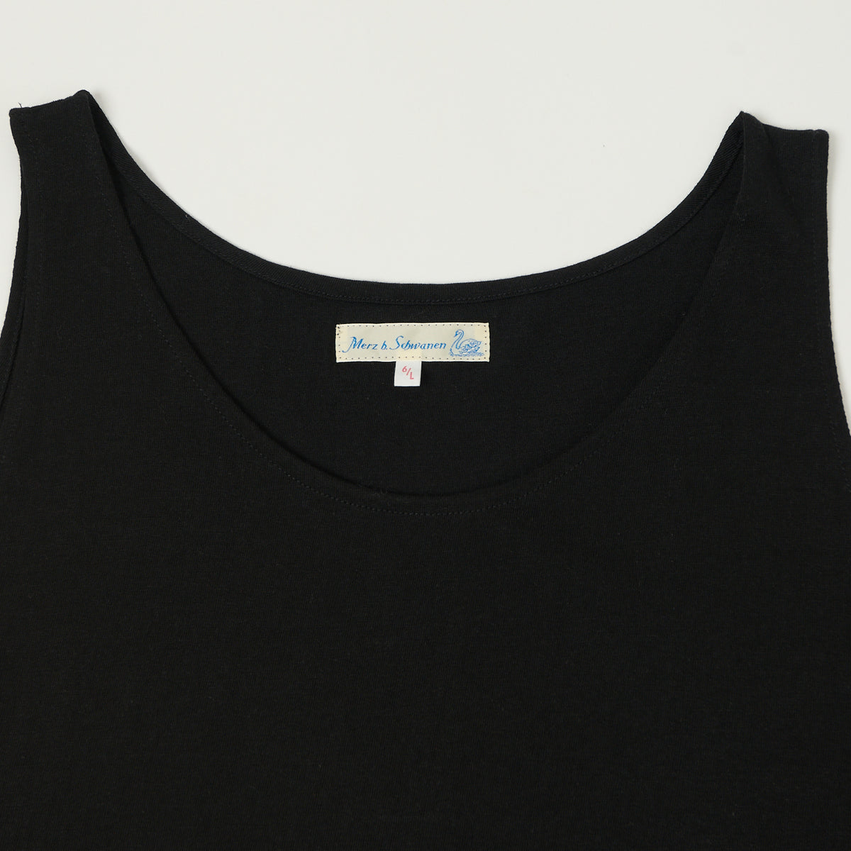 Merz b. Schwanen 'The Originals' 136 Lightweight Tank Top - Deep Black