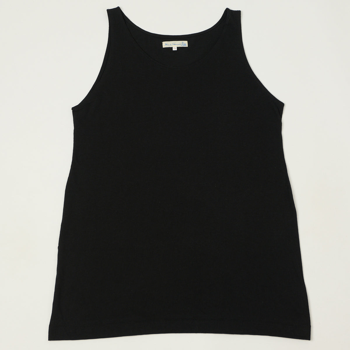Merz b. Schwanen 'The Originals' 136 Lightweight Tank Top - Deep Black