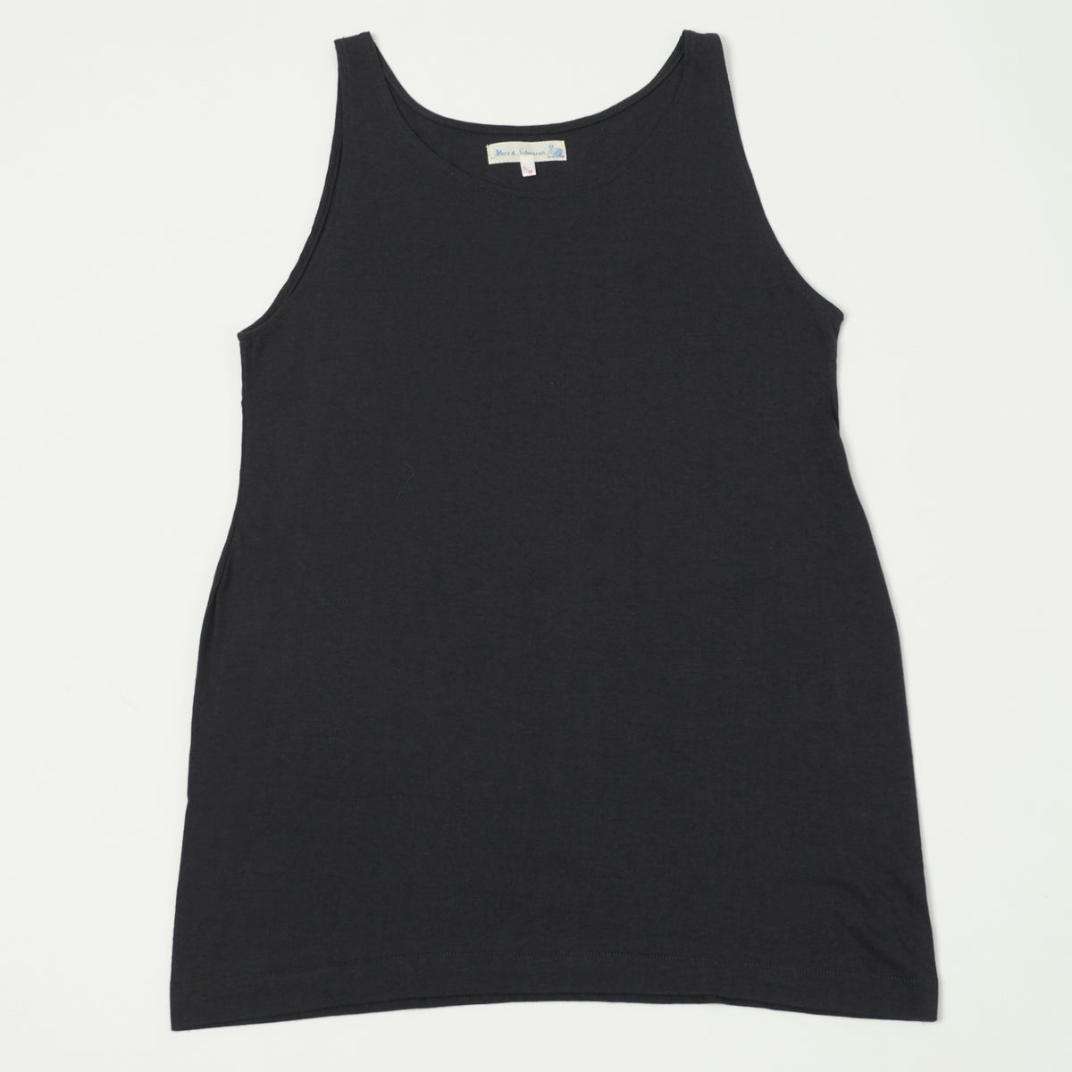 Merz b. Schwanen 'The Originals' 136 Lightweight Tank Top - Charcoal