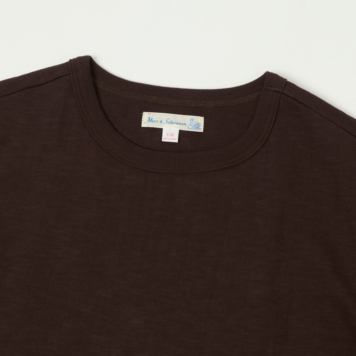Merz b. Schwanen 'The Originals' 2S14 Relaxed Heavyweight T-Shirt - Coffee