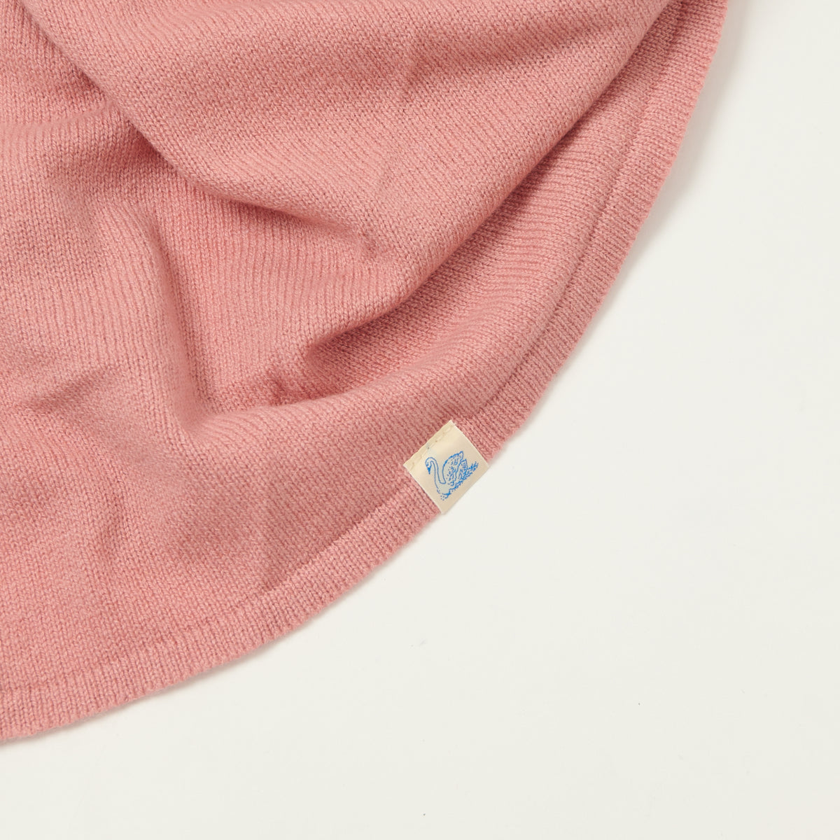 Merz b. Schwanen Merino/Cashmere/Silk Triangle Scarf - Rosewood
