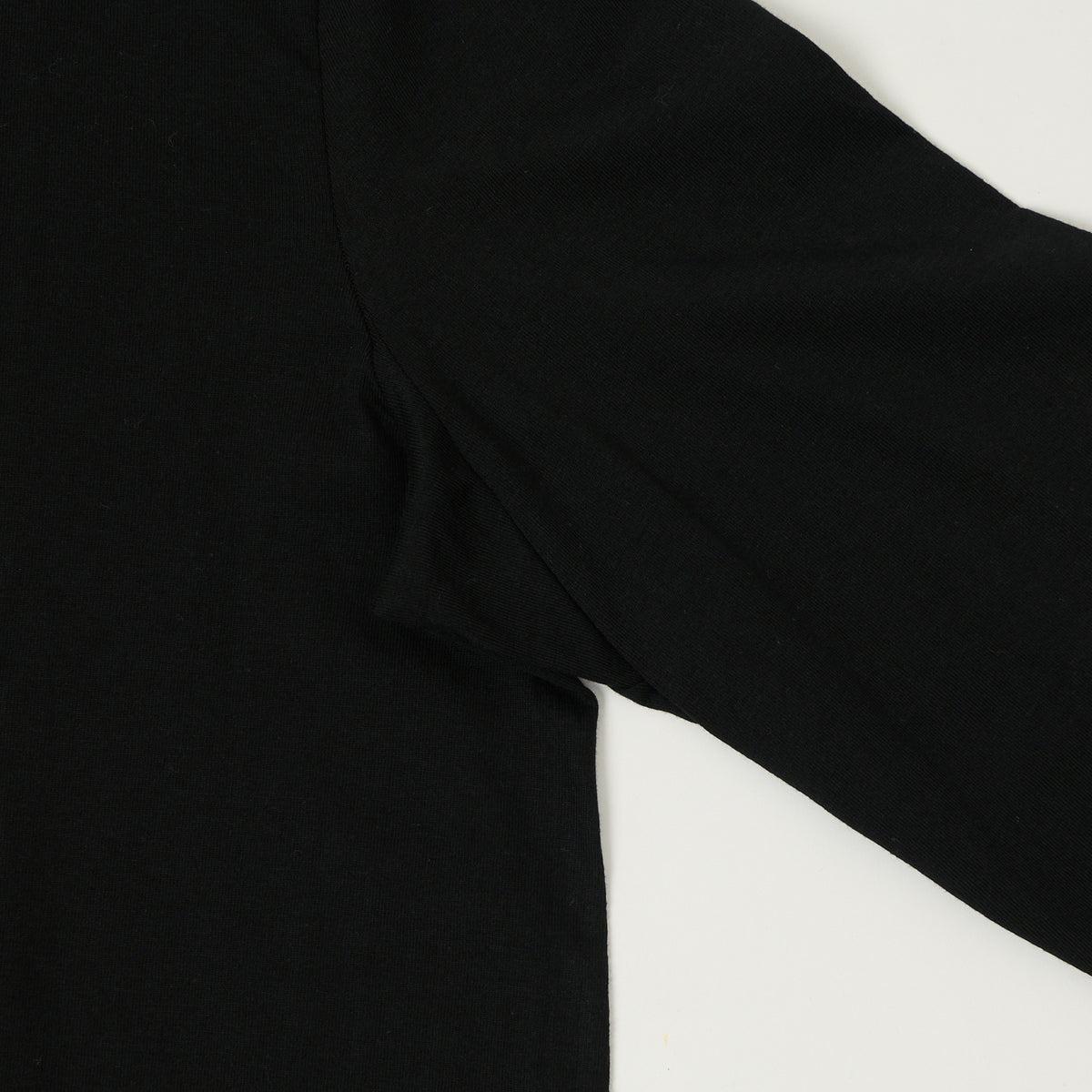 Merz b. Schwanen 'The Originals' 1950sLS Lightweight Long Sleeve T-Shirt - Deep Black