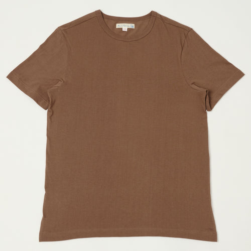 Merz b. Schwanen 'The Originals' 1950s Classic Lightweight T-Shirt - Nut
