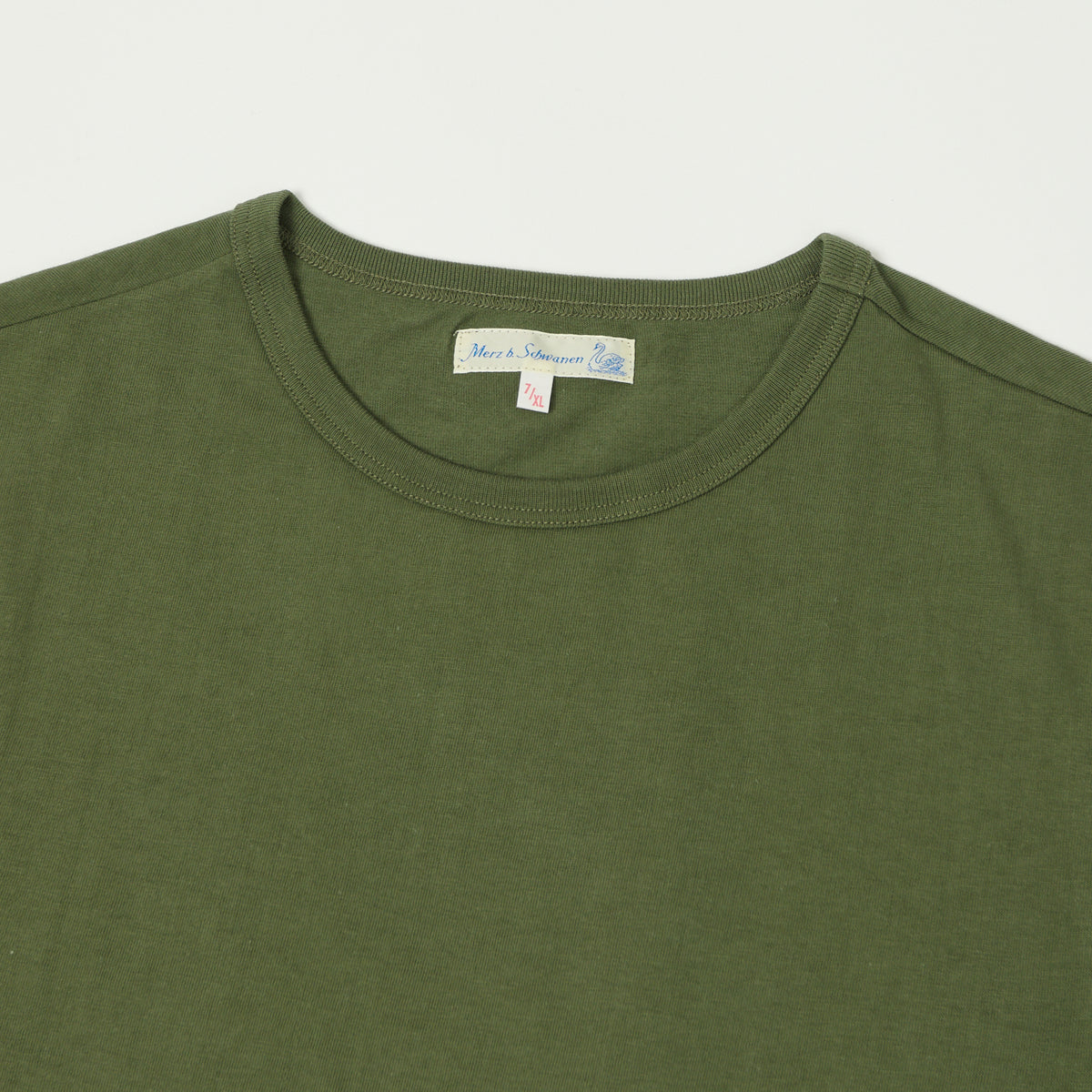 Merz b. Schwanen 'The Originals' 1950s Classic Lightweight T-Shirt - Army