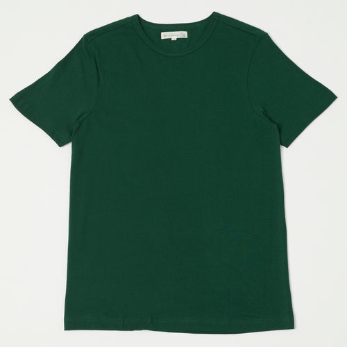 Merz b. Schwanen 'The Originals' 1950s Classic Lightweight T-Shirt - Classic Green