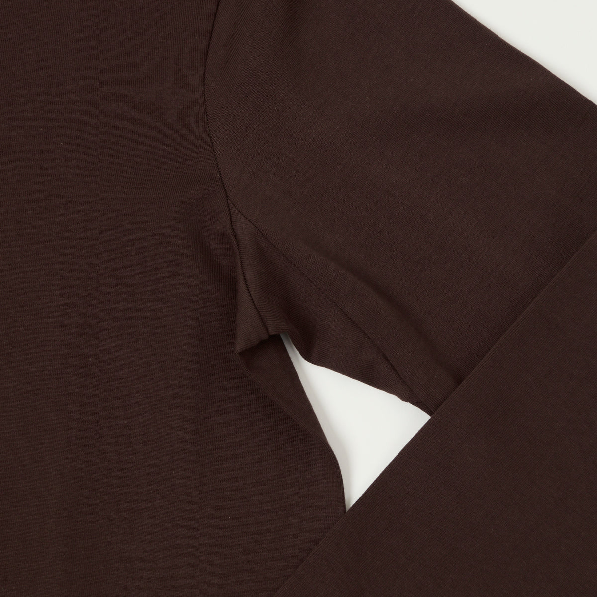 Merz b. Schwanen 'The Originals' 206 Long Sleeve Henley - Coffee