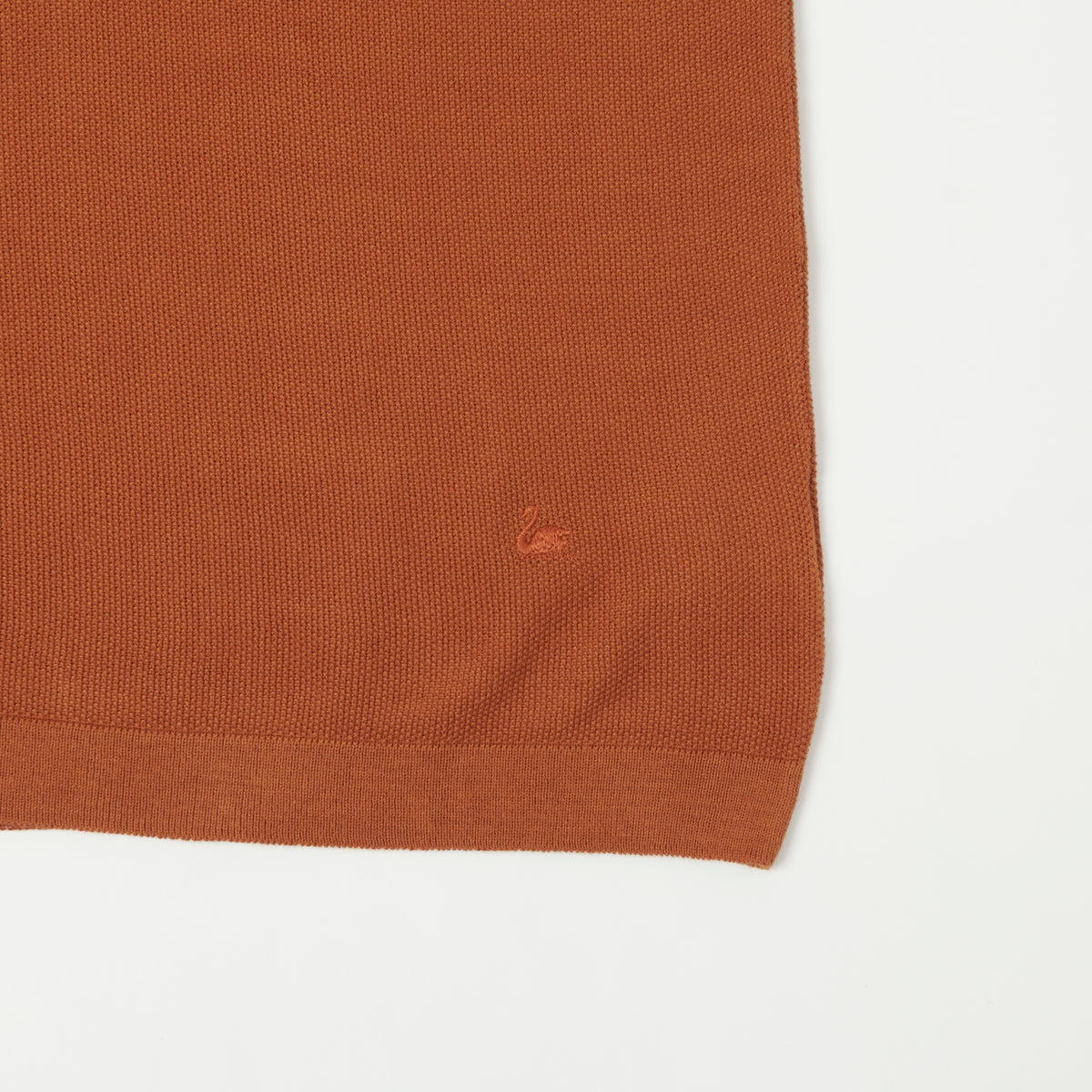 Merz b. Schwanen Plant Based Pique Polo Shirt - Caramel