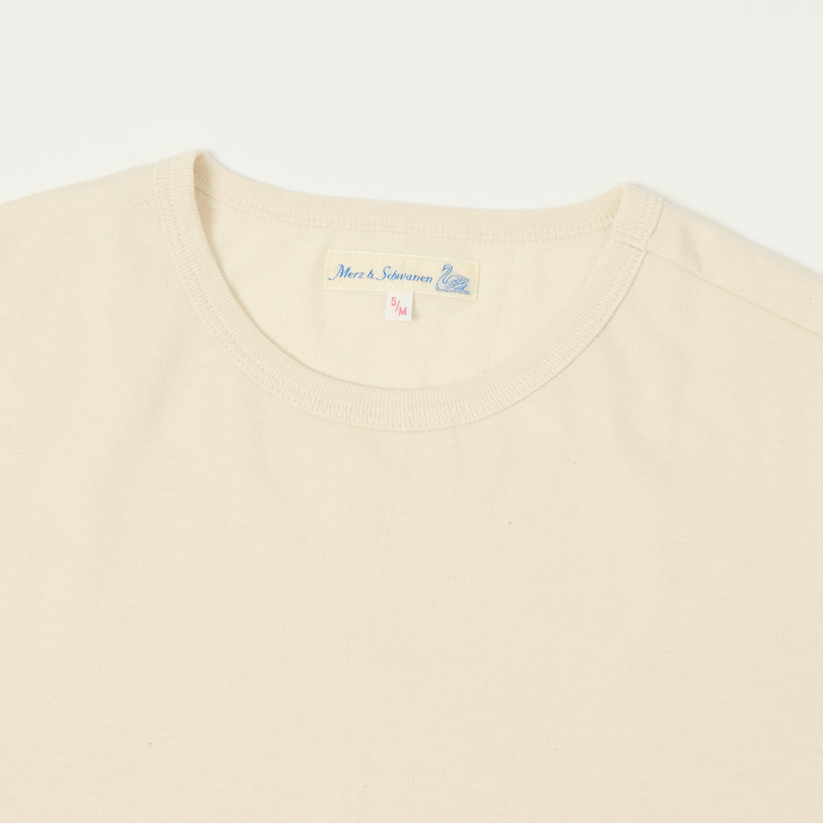 Merz b. Schwanen 'The Originals' 1950s Classic Lightweight T-Shirt - Nature