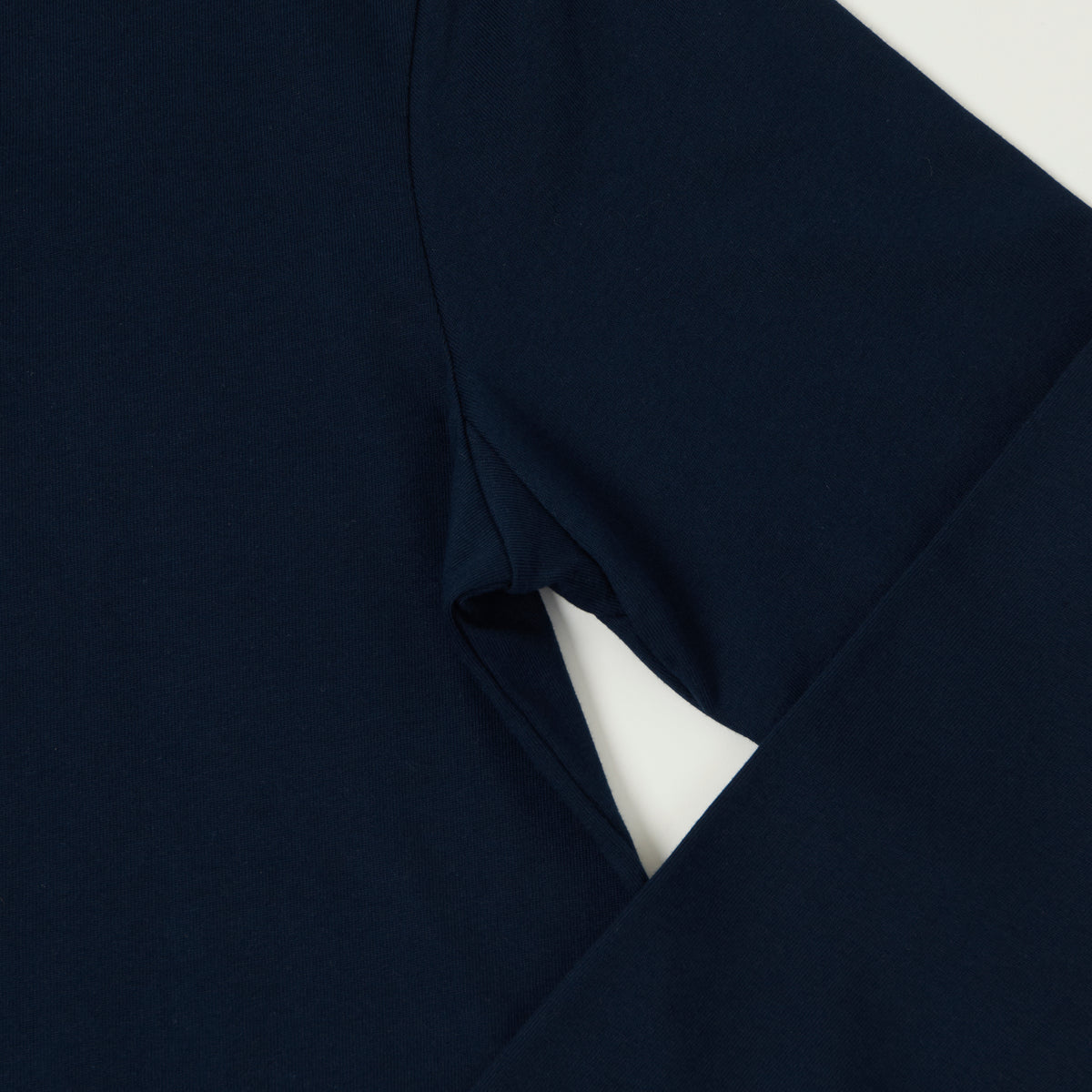 Merz b. Schwanen 'The Originals' 2M06 Classic Long Sleeve Henley - Ink Blue