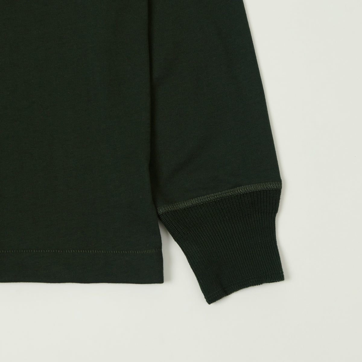 Merz b. Schwanen 'The Originals' 2M06 Classic Long Sleeve Henley - Forest