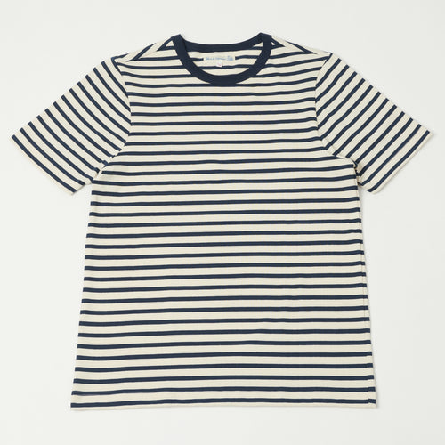 Merz b. Schwanen 'The Originals' 2M14 Striped Relaxed T-Shirt - Ink/Nature