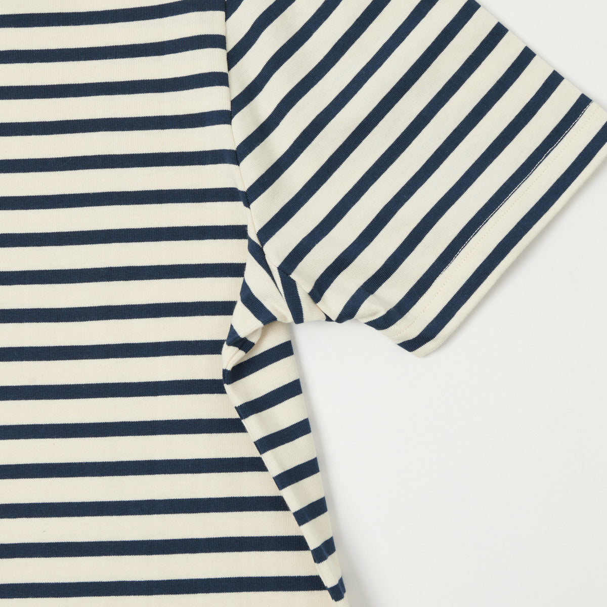 Merz b. Schwanen 'The Originals' 2M14 Striped Relaxed T-Shirt - Ink/Nature