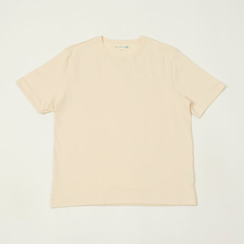 Merz b. Schwanen 'The Originals' 2M15C Classic Cropped Jersey T-Shirt - Nature