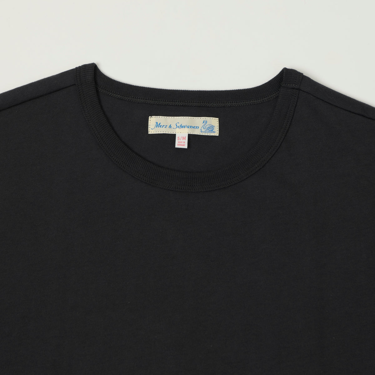 Merz b. Schwanen 'The Originals' 2M15 Classic Jersey T-Shirt - Charcoal