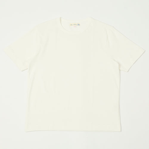 Merz b. Schwanen 'The Originals' 2M15C Classic Cropped Jersey T-Shirt - White