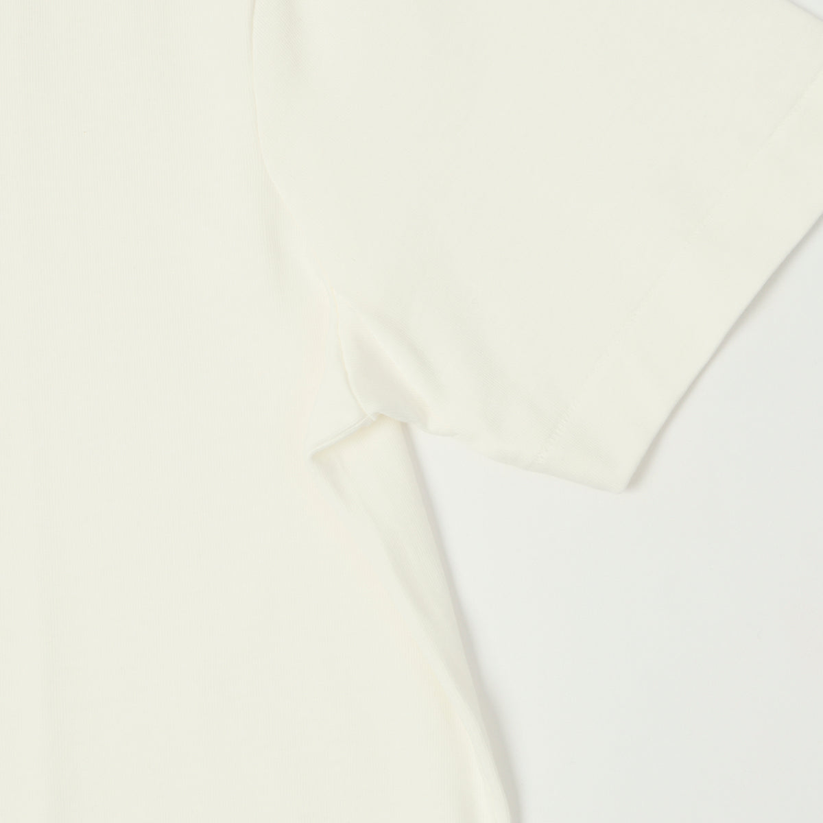 Merz b. Schwanen 'The Originals' 2M15C Classic Cropped Jersey T-Shirt - White