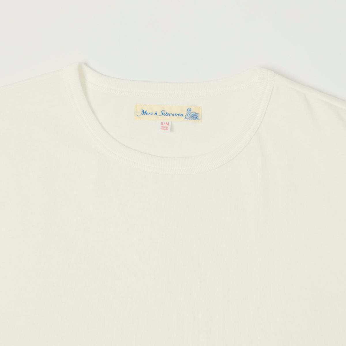 Merz b. Schwanen 'The Originals' 2M15LS Classic Jersey Long Sleeve T-Shirt - White