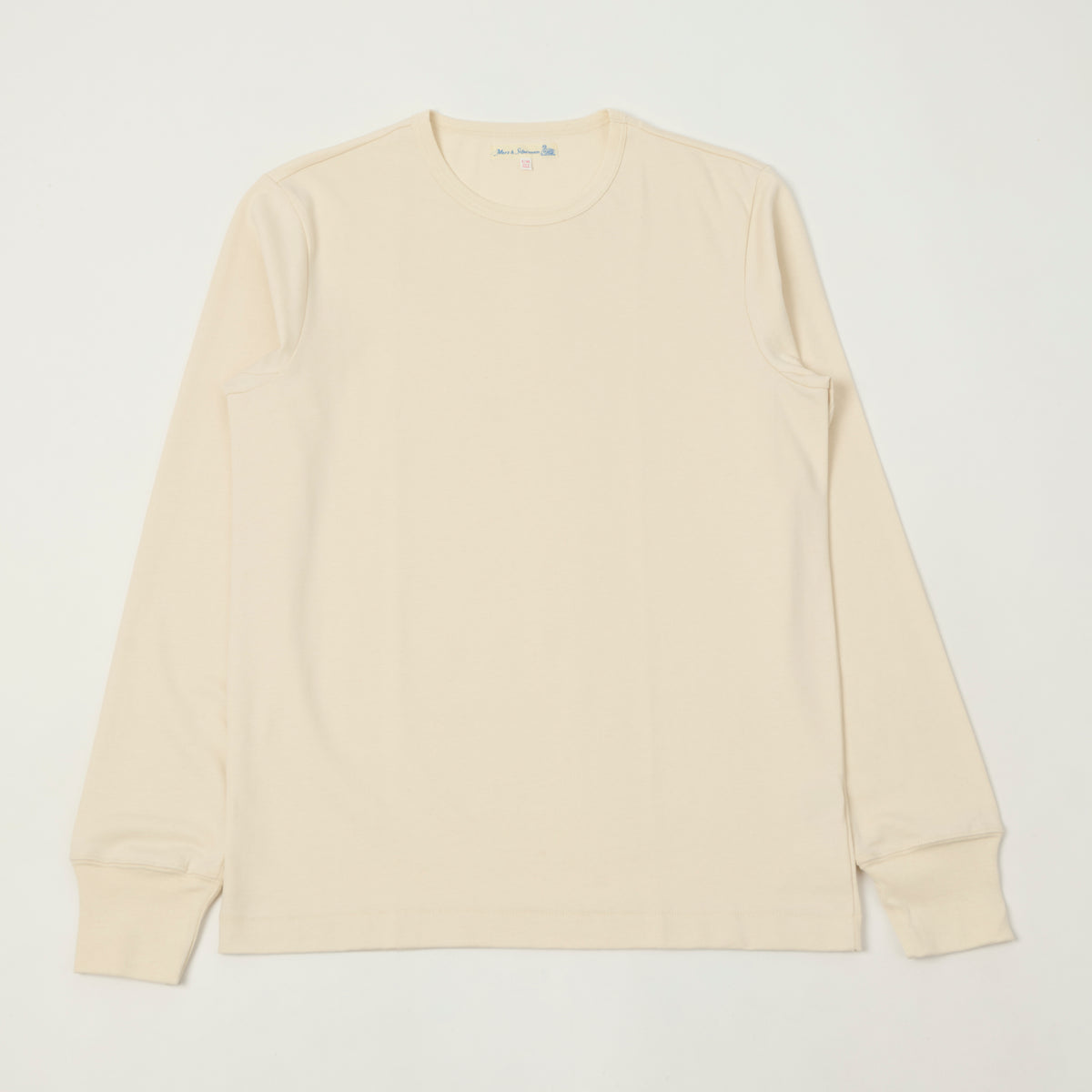 Merz b. Schwanen 'The Originals' 2M15LS Classic Jersey Long Sleeve T-Shirt - Nature