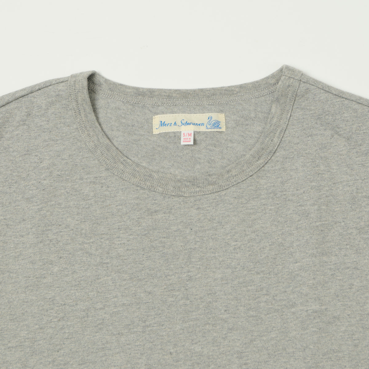 Merz b. Schwanen 'The Originals' 2M15 Classic Jersey T-Shirt - Grey Melange