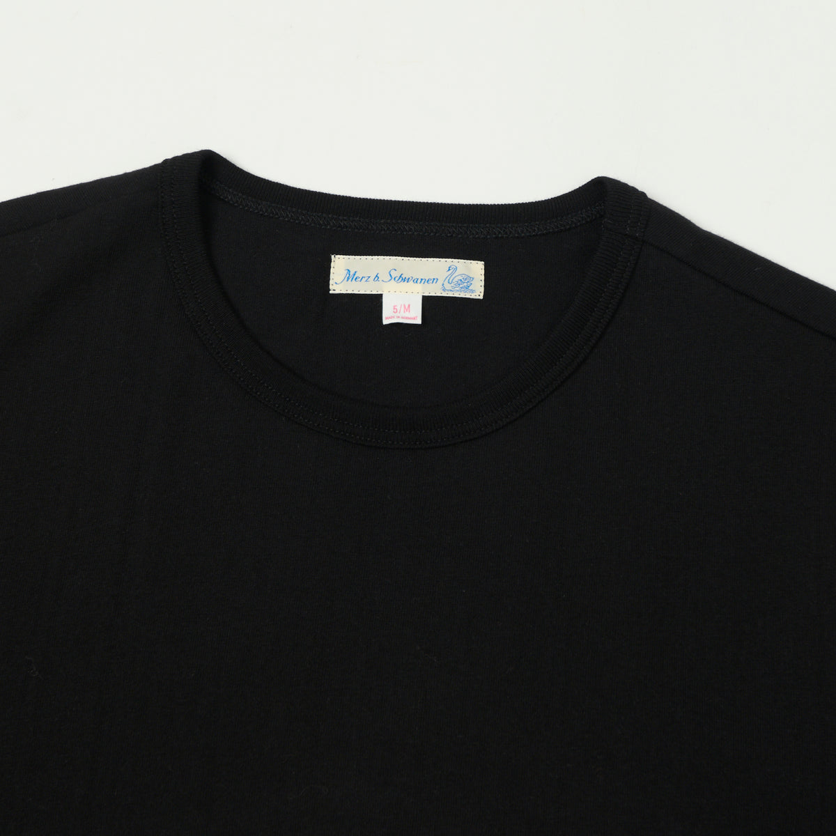 Merz b. Schwanen 'The Originals' 2M15 Classic Jersey T-Shirt - Deep Black