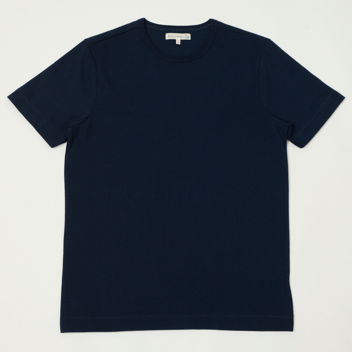 Merz b. Schwanen 'The Originals' 2M15 Classic Jersey T-Shirt - Ink Blue
