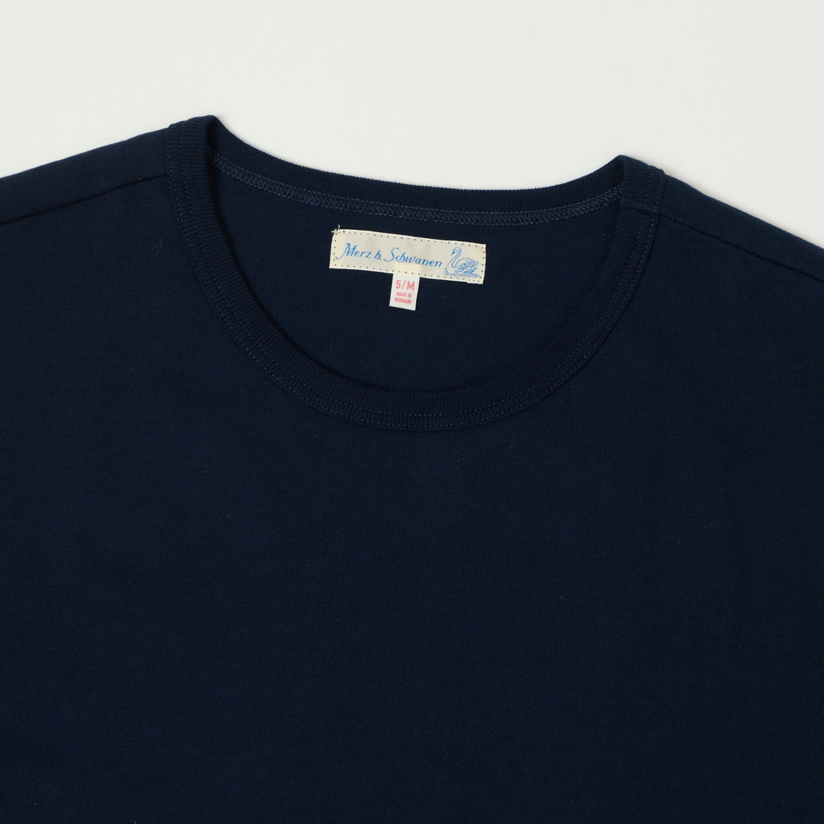 Merz b. Schwanen 'The Originals' 2M15 Classic Jersey T-Shirt - Ink Blue