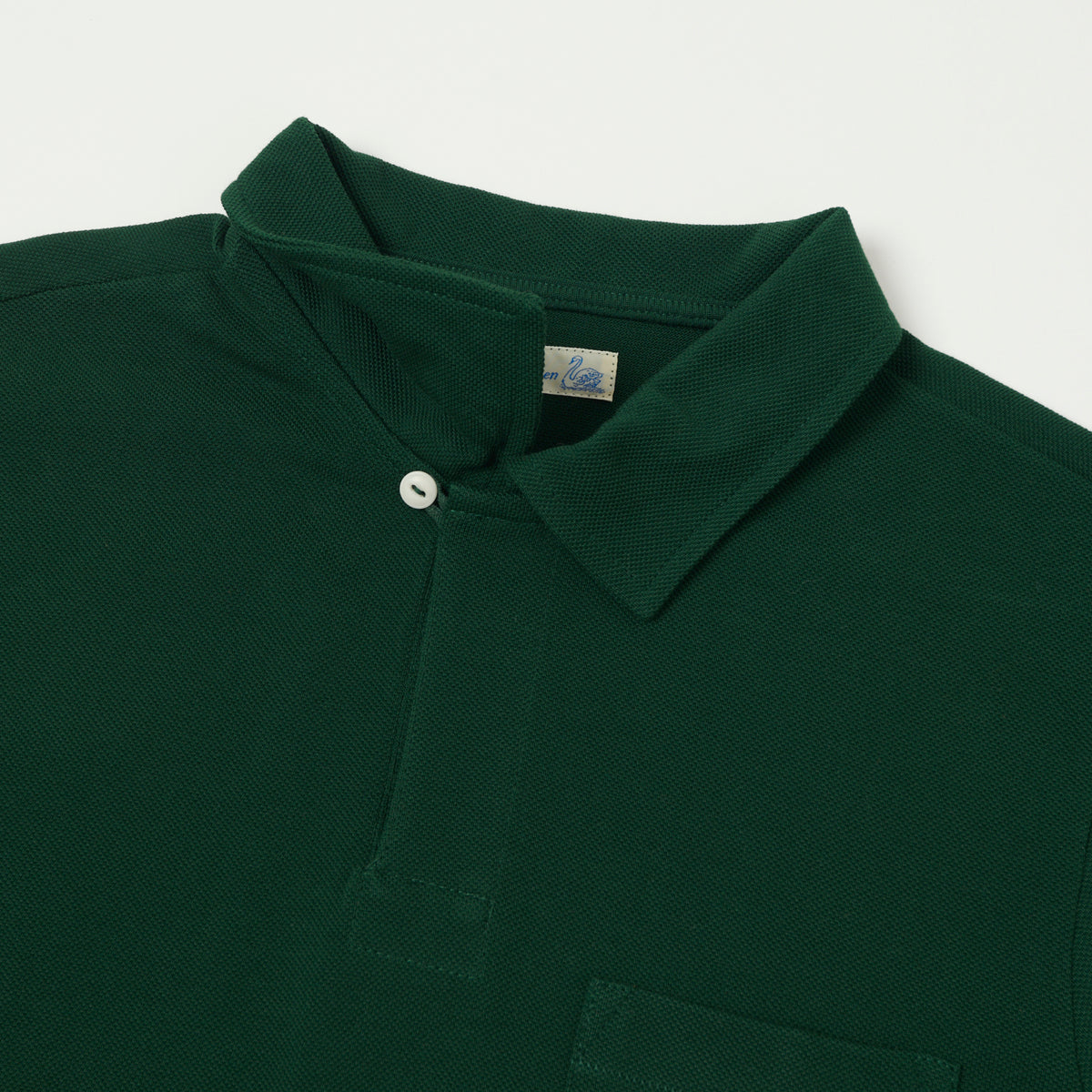 Merz b. Schwanen 'The Originals' 2PKPL Pocket Polo Shirt - Classic Green