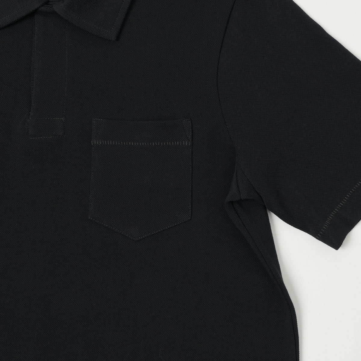 Merz b. Schwanen 'The Originals' 2PKPL Pocket Polo Shirt - Charcoal