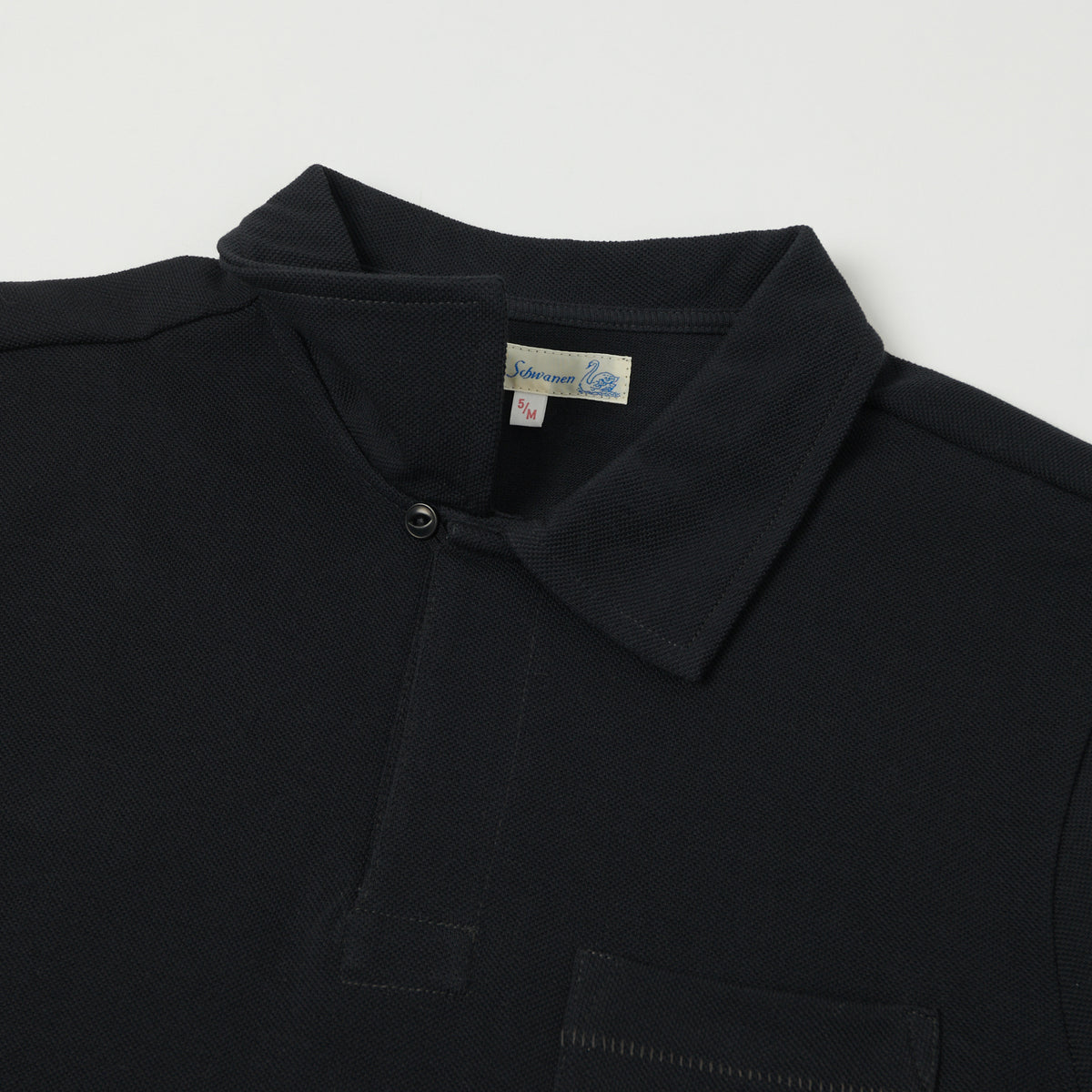 Merz b. Schwanen 'The Originals' 2PKPL Pocket Polo Shirt - Charcoal
