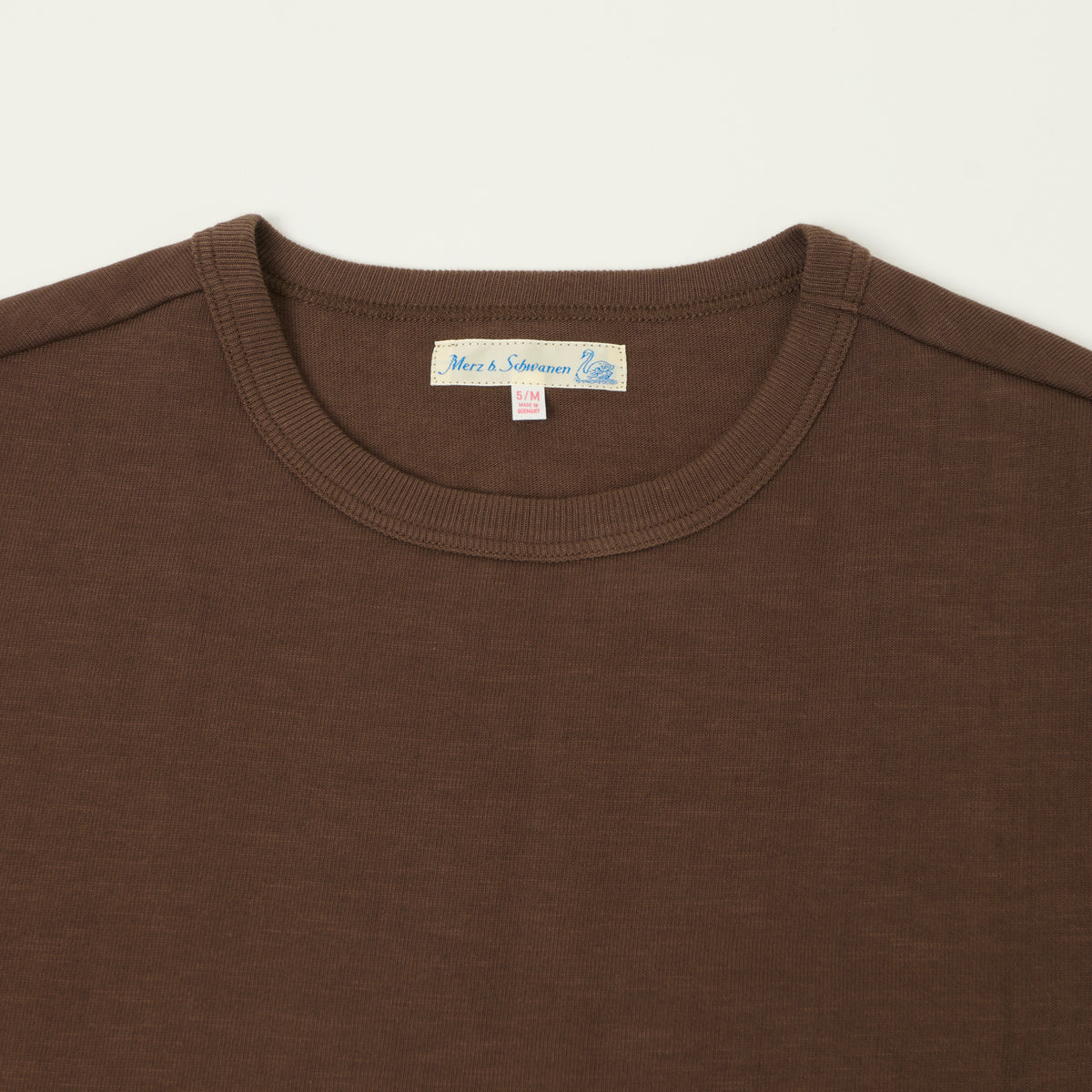 Merz b. Schwanen 'The Originals' 2S14 Relaxed Heavyweight T-Shirt - Chocolate