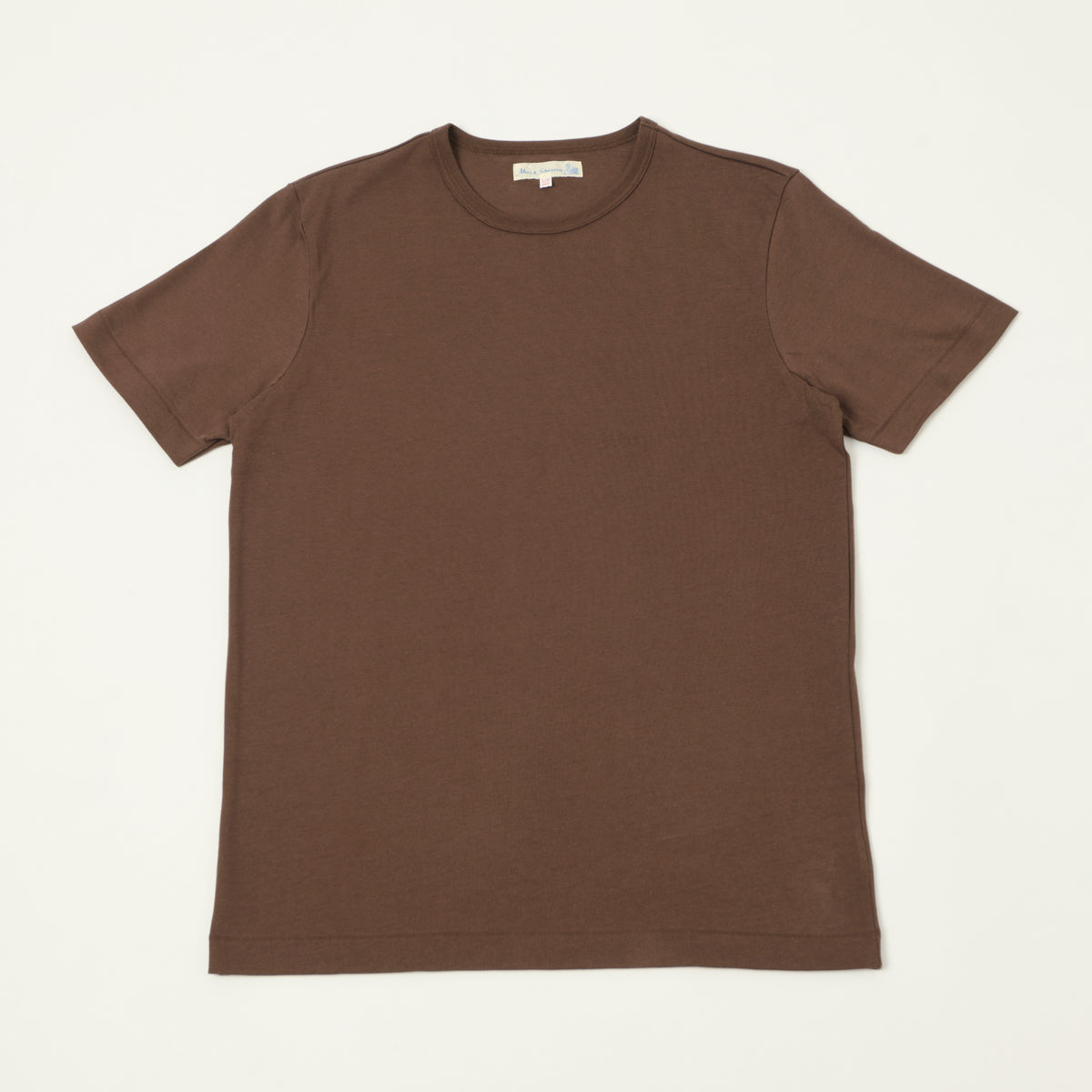 Merz b. Schwanen 'The Originals' 2M15 Classic Jersey T-Shirt - Chocolate