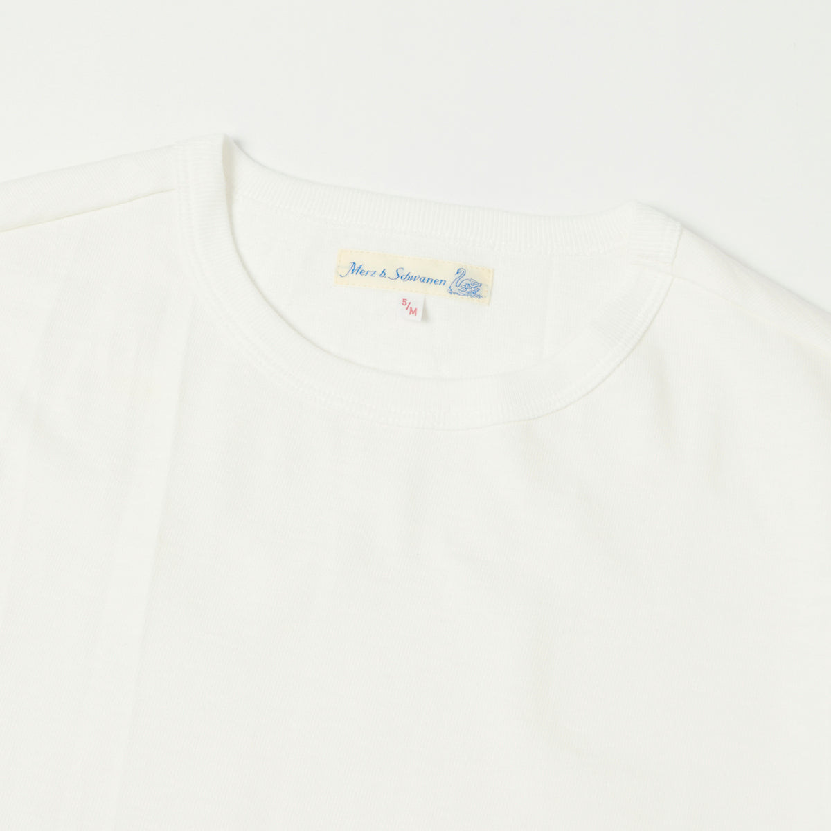 Merz b. Schwanen 'The Originals' 2S18 Heavyweight Long Sleeve T-Shirt - White