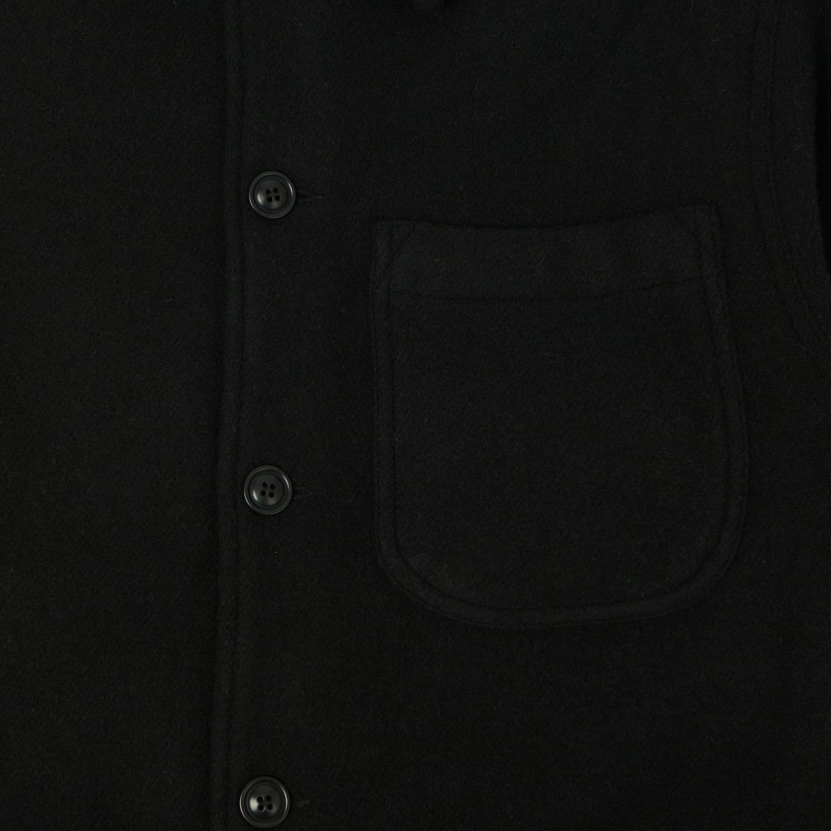 Merz b. Schwanen Wool Work Jacket - Deep Black