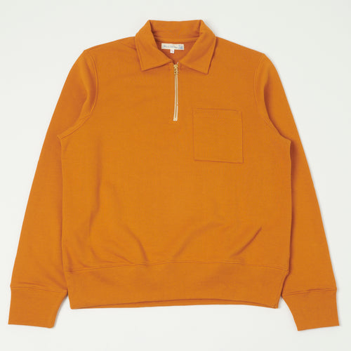 Merz b. Schwanen 'The Originals' 342Z Half Zip Sweatshirt - Desert Sun