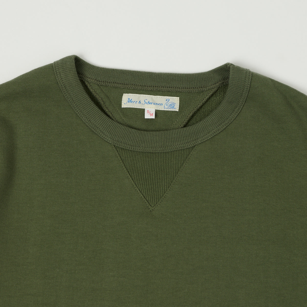 Merz b. Schwanen 'The Originals' 346 Classic Sweatshirt - Army Green