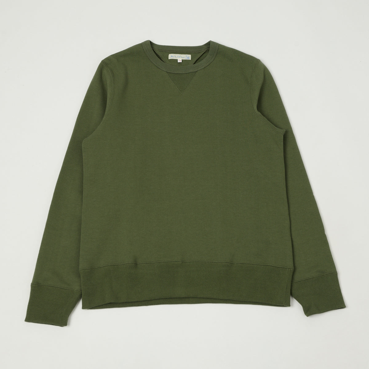 Merz b. Schwanen 'The Originals' 346 Classic Sweatshirt - Army Green