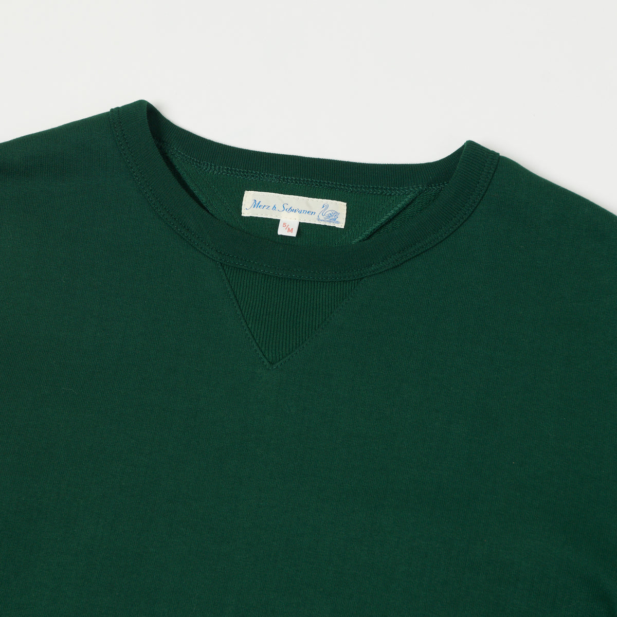 Merz b. Schwanen 'The Originals' 346 Crew Neck Sweatshirt - Classic Green