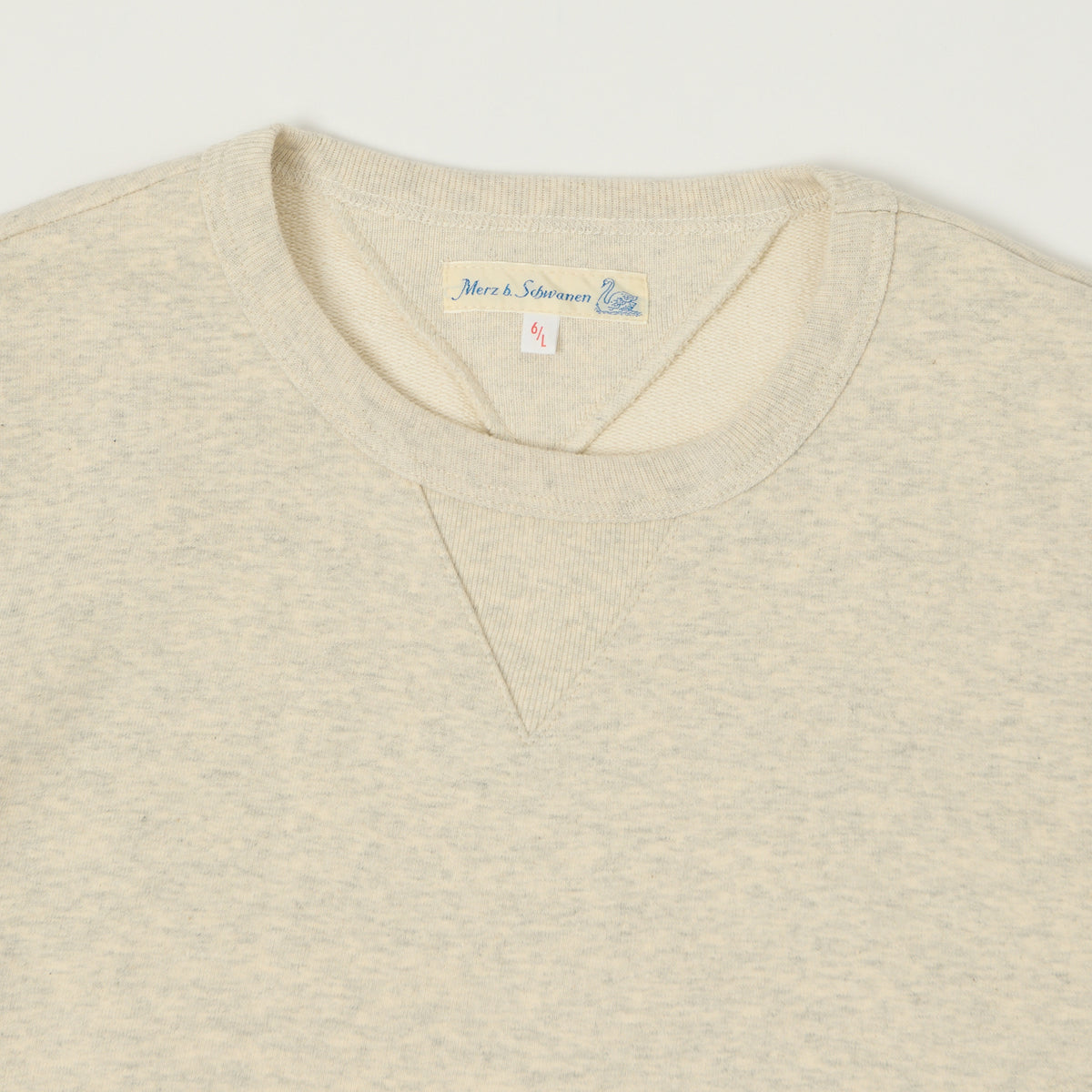 Merz b. Schwanen 'The Originals' 346 Classic Sweatshirt - Nature Melange