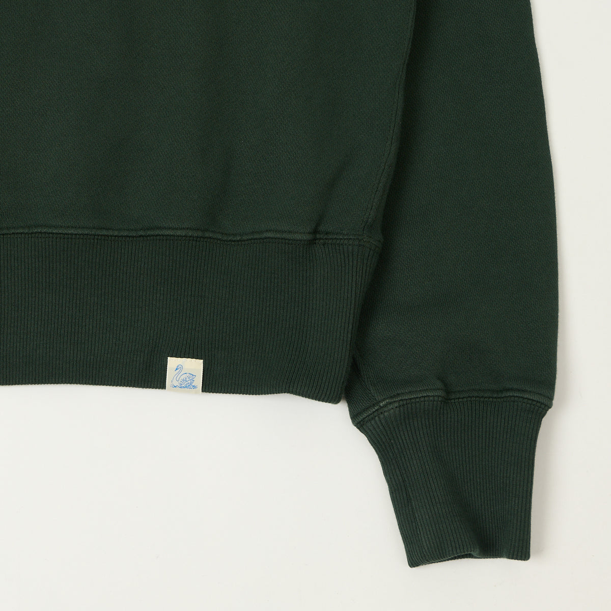 Merz b. Schwanen Quarter Zip Sweatshirt - Forest