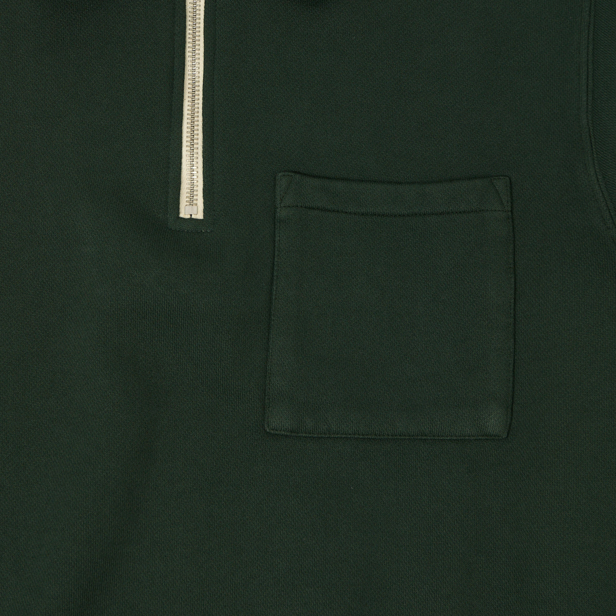 Merz b. Schwanen Quarter Zip Sweatshirt - Forest