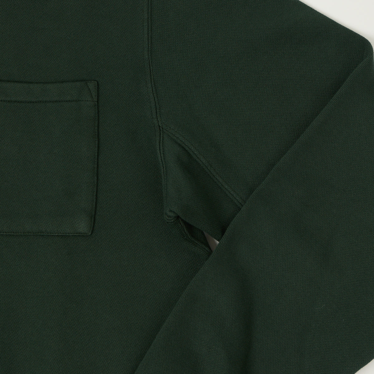 Merz b. Schwanen Quarter Zip Sweatshirt - Forest