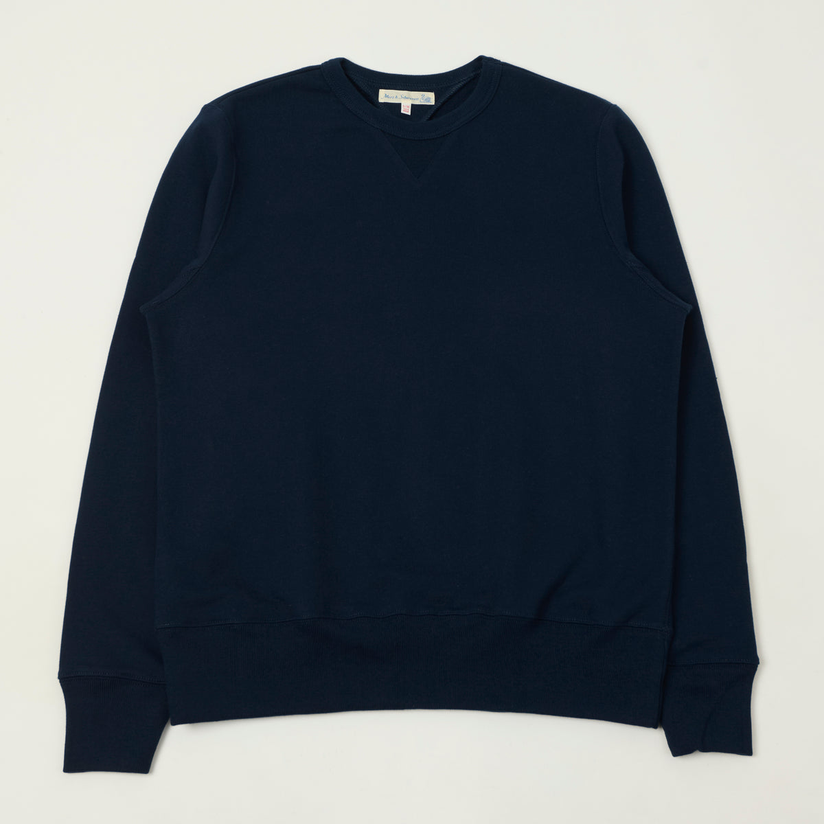 Merz b. Schwanen 'The Originals' 3M46 Classic Jersey Sweatshirt - Ink Blue