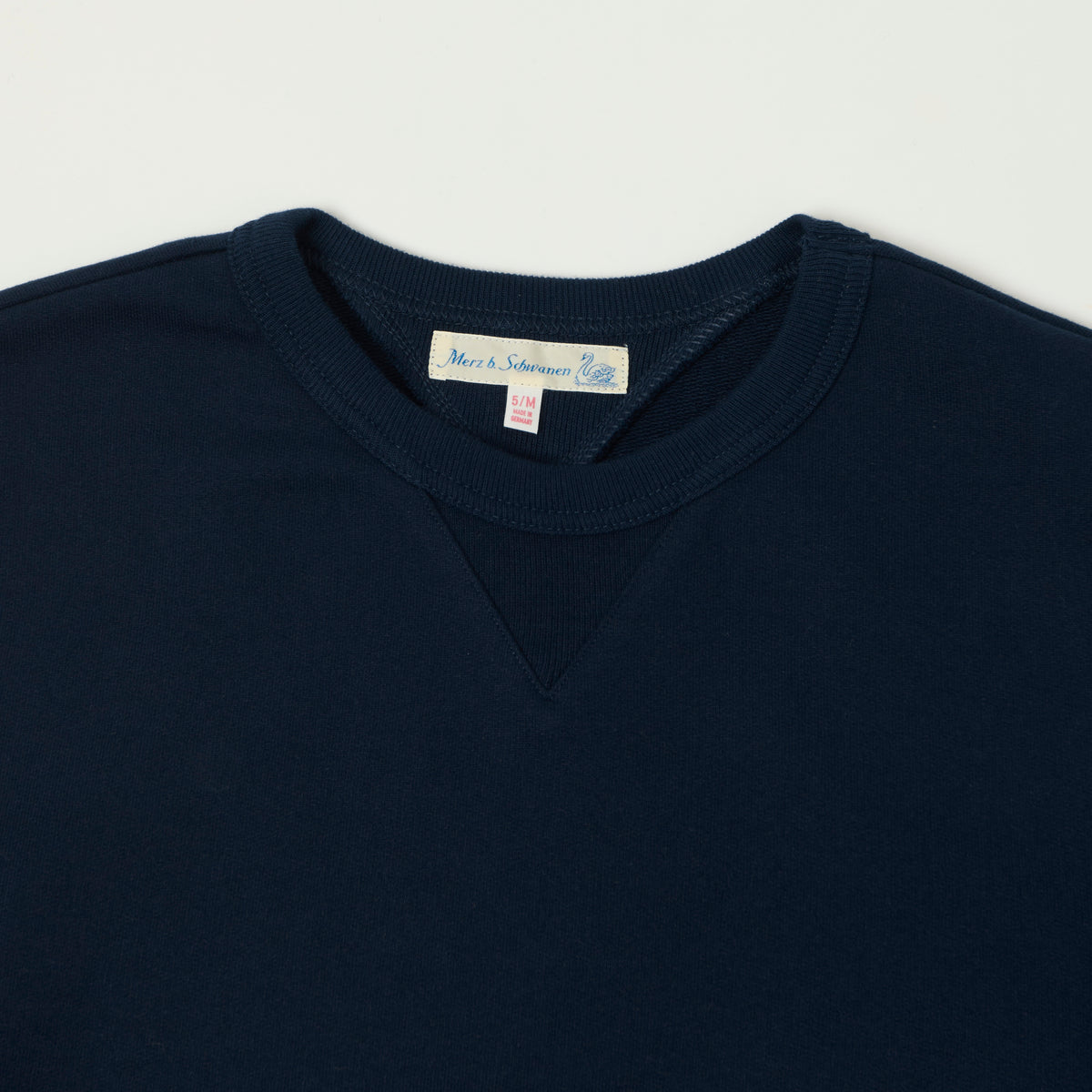 Merz b. Schwanen 'The Originals' 3M46 Classic Jersey Sweatshirt - Ink Blue