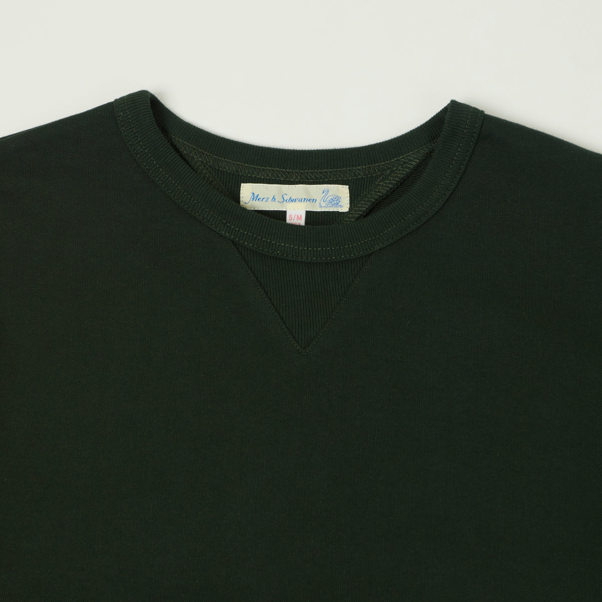 Merz b. Schwanen 'The Originals' 3M46 Classic Jersey Sweatshirt - Forest