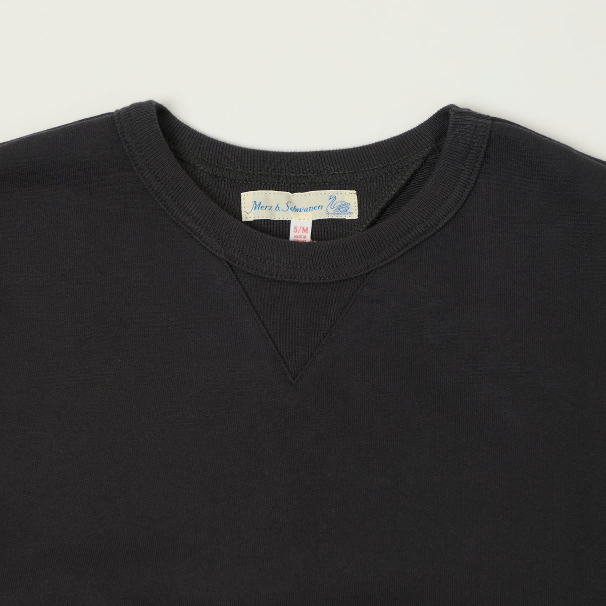Merz b. Schwanen 'The Originals' 3M46 Classic Jersey Sweatshirt - Charcoal