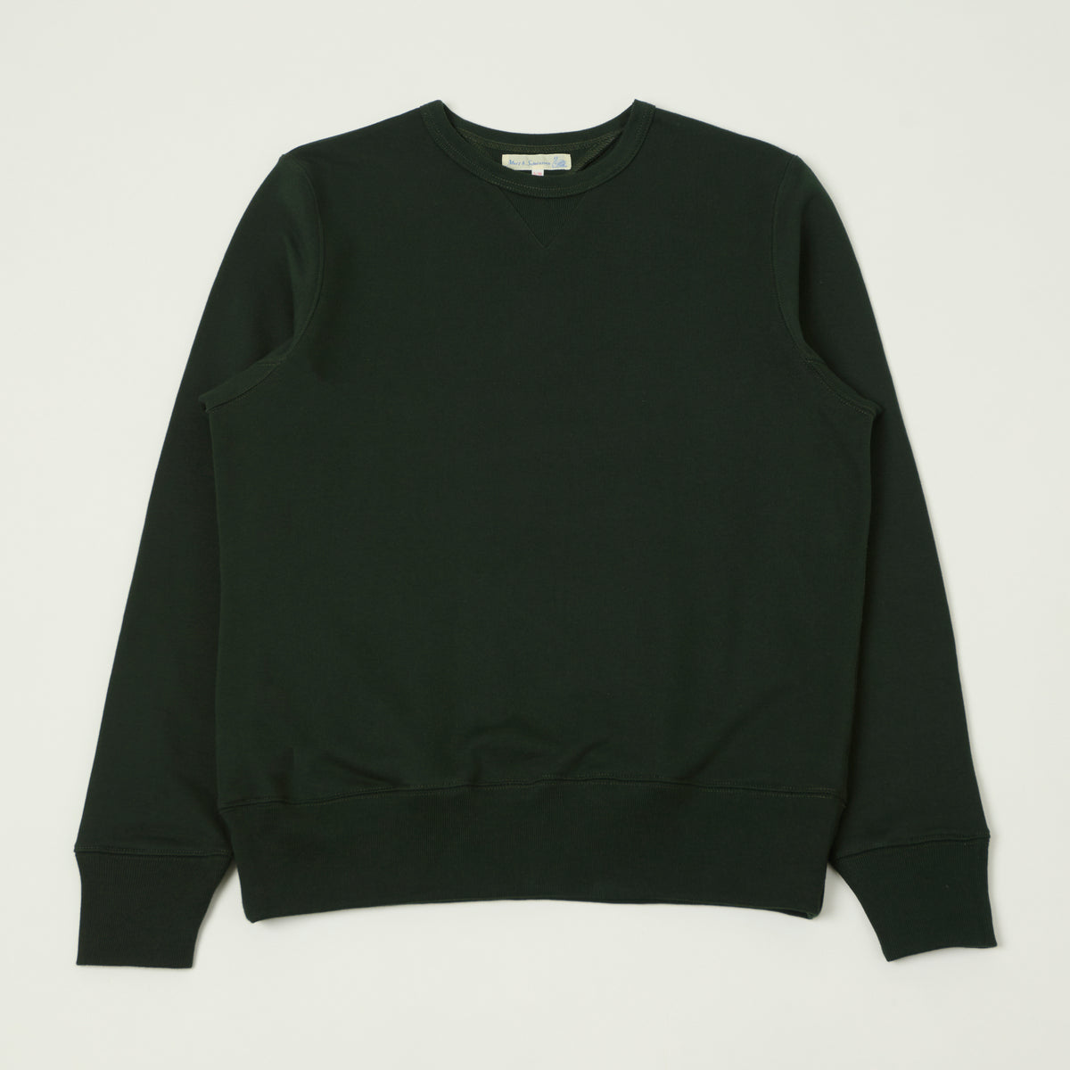 Merz b. Schwanen 'The Originals' 3M46 Classic Jersey Sweatshirt - Forest