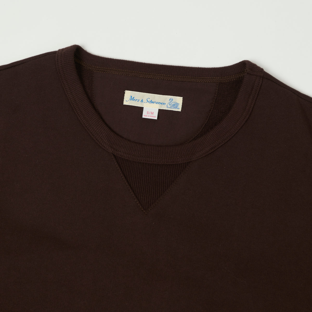 Merz b. Schwanen 'The Originals' 3S48 Heavyweight Sweatshirt - Coffee