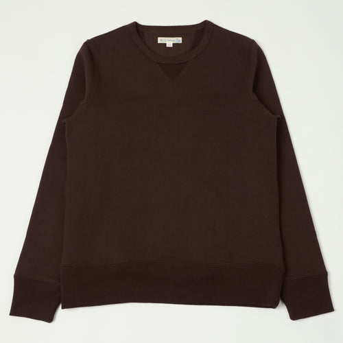 Merz b. Schwanen 'The Originals' 3S48 Heavyweight Sweatshirt - Coffee